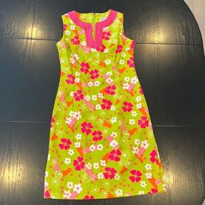 Lilly Pulitzer Lime Green Dress Size 0